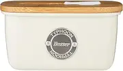 Typhoon Living Cream Butter Storage & Spatula Set
