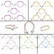 5Pcs Dental Silicone Bib Clips Crocodile Chain Holders Cord Napkin Flexible