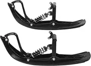Pair of ATV Winter Snow Sledge Sturdy Durable Snow Racer Skid Sleigh Enhance Grip for Go Kart UTV Quad Bike Compatible with Various Vehicles and DIY Projects Optimized Design Slip