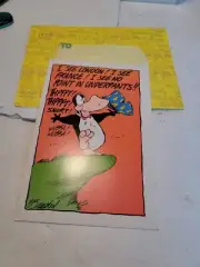 Opus N Bill American Greetings Card And Envelope 1993 Bloom County Penquin