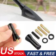 1.4" (3.5cm) Carbon Fiber Screw Aluminum Car Short Stubby Mast Antenna