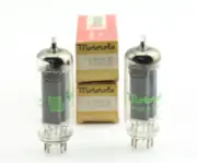 New Qty 2 Motorola 12DL8 Matched Pair Black Plates O Getters NOS Vacuum Tubes