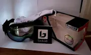 Brand New Bolle Laika Snow Goggles Matte Black Corp/Phantom Green Emerald S/M