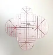 Clamshell (Half Circle) Quilting Template (3mm) HCIR4-3