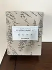 BNIP Lodge Printed Microfiber sheet set, Queen, 100% poly, Bear Mountain Print