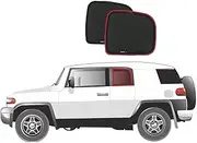 Genuine SNAPSHADES Car Rear Window Shades for Toyota FJ Cruiser (2006-2022)