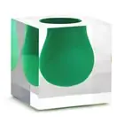 NEW Jonathan Adler Bel Air Mini Scoop Vase Emerald