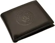 Manchester City FC Debossed Wallet, Black, One Size