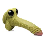 Creature Cocks Swamp Monster Green Scaly Silicone Dildo