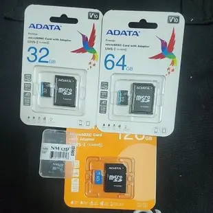 ADATA 威剛 NMicro穩見科技高速 記憶卡 公司貨 蝦皮發票 32G 64G 128G microSDXC TF