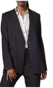 Spanx perfect collarless blazer in Black - size S