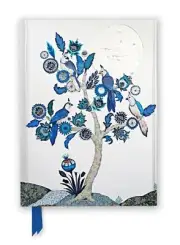 Alexandra Milton: Silver Tree of Life with Four White-throated Magpies (Foiled J