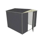 Build-a-Shed 2.3 x 2.3 x 2.3m Single Hinge Door Garden Shed - Grey