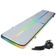 Everfit 5M Air Track Gymnastics Tumbling Exercise Mat Pump Inflatable Colour