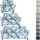 1/2/3 Seater Sofa Couch Cover Printed Sofa Slipcover Separate Seat Cushion Cover