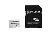 Transcend 300S 64GB C10 UHS-I U1 HC microSD with Adapter (TS64GUSD300S-A)