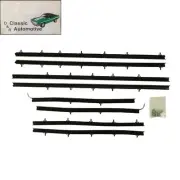 1966-1967 Chevrolet Chevelle Hardtop OE 8pc Window Felt Sweep Weatherstrip Fuzzy