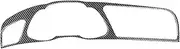 Carbon Fiber Car Frame Decoration Cover Trim Decal Sticker Compatible for Audi A4 B8 2007-2015 Auto Styling Accessories(LHD)