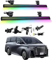 BJOHQ Electric Running Boards Compatible for Toyota Vellfire 2024-2025 with Light, SUV, Off-Road & Pickup Trucks - Retractable Truck Steps & Nerf Bars