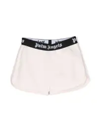 在飛比找Farfetch優惠-logo-waistband cotton shorts