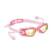 Adult Swimming Goggles Waterproof Anti-Fog Swim Glasses UV Shield Adjustable Pink