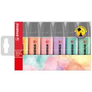 Stabilo Boss Highlighter Pastel 6 Pack
