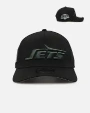 [New Era] New Era New York Jets 'Nfl City Originals 2.0' 9forty A-frame Snapback Black - Size ONE ONE Black