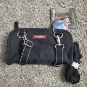 Po Campo Six Corners Handlebar Bike Ride Bag Black HR5014 NWT 9"x4"x2 "