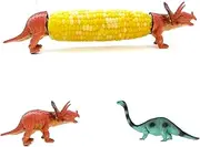 Dinosaur Corn Cob Holders - Unique Dinosaur Corn on the Cob Holder,Dino Corn Cob Holders,Dino Corn on the Cob Holders Barbecue Skewers,Corn Holders for Corn on the Cob,Reusable and Easy to Clean(Stype