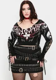 [Current Mood] Total Helter Skelter Lace-Up Top