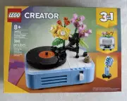 Lego 31172 LEGO Creator 3 In 1 Record Player with Flowers 366 pcs Sealed!