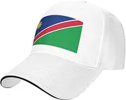 [SSIULUS] Flag of Namibia Casquette Cap Hats,Trucker,Baseball Cap with Snapback,Perfect for Summer,Golf