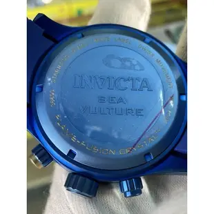 ［鑫時代 紘洋精品］INVICTA英威塔海禿鷹Blue Label藍標 瑞士朗達8040N機芯 豪邁帥氣石英腕錶
