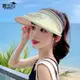 夏季防曬遮陽帽時尚大帽沿帽子USB充電風扇帽空頂帽戶外太陽帽