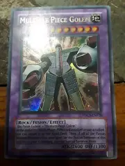 Yugioh Multiple Piece Golem TDGS-EN038 Ultra Rare Unlimited Edition damaged