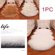 Carpet Fluffy Shaggy Non Slip Faux Fur Bedroom Mats Sheepskin Rug Soft Rugs