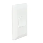 Clipsal P2031VA - 1 Gang Switch 10Amp 250v White (P2000 Series)