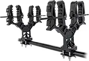 Black Boar Camco ATV/UTV Double Gun/Tool Mount | Features Flexible Non-Marring Teeth for a Better Grip, Rubber Base Plate Pads, and has a Max Carry Weight of 15lbs (66030)