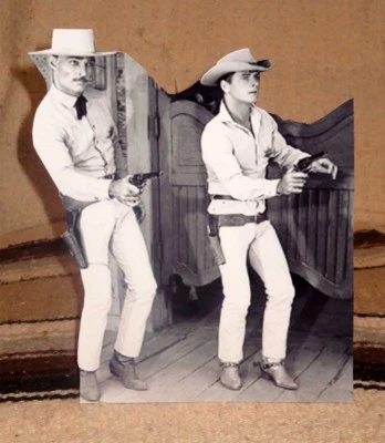 "Lawman" Starring John Russell TV Western Tabletop Display Standee 9 1/2" Tall