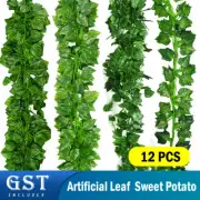 24x 2M Artificial Ivy Vine Fake Foliage Flower Hanging Leaf Garland Plant Party