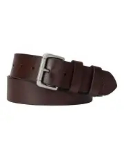 [Polo Ralph Lauren] Leather Roller-Buckle Belt in Brown