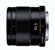 Panasonic LUMIX G 42.5mm/F1.7 ASPH./POWER O.I.S H-HS043-K Black Lens Japan New