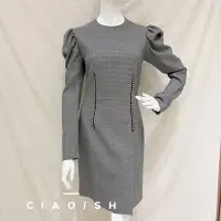 在飛比找Yahoo!奇摩拍賣優惠-CIAO/SH 名牌精品店 MSGM 千鳥格紋 前兩排水鑽 