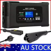 36V18A 48V13A Golf Cart Battery Charger for E-Z-GO RXV Plug Lithium Lifepo4 AU