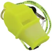 NEON YELLOW Fox 40 SONIK BLAST CMG Whistle Official Coach Safety - FREE LANYARD