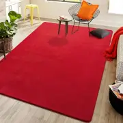 Christmas Red Area Rugs, 4x6 Washable Bedroom Rug Living Room Rug, Soft Fluff...