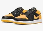 Nike Air Jordan 1 Low Yellow Ochre Trainers Shoes 45 46 US 11 12 553558-072