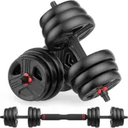 FITPLAM Adjustable Dumbbells Set 35 lbs Kettlebells Barbell Push Up Stand