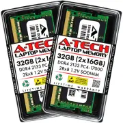 32GB 2x16GB DDR4-2133 Acer Aspire A515-52KG-394L V 15 V5-591G-50Mj Memory RAM