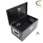 20"x12"x9.5" Silver Tool Box Aluminum Diamond Plate For Garage Pickup Trailer